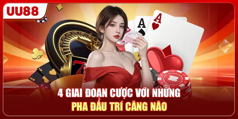 Poker - 5 Tuyệt Chiêu Thắng Đậm Khiến Đối Thủ Khiếp Sợ 2 4 giai đoạn cược với những pha đấu trí căng não