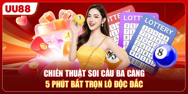 Chiến Thuật Soi Cầu Ba Càng - 5 Phút Bắt Trọn Lô Độc Đắc