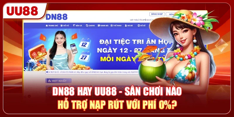 DN88 Hay UU88 - Sân Chơi Nào Hỗ Trợ Nạp Rút Với Phí 0%?