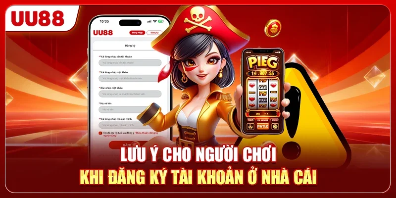 FV88 Hay UU88 - Nền Tảng Nào Đăng Ký Nhanh Và Dễ Hơn 3 Lưu ý cho người chơi khi đăng ký tài khoản ở nhà cái