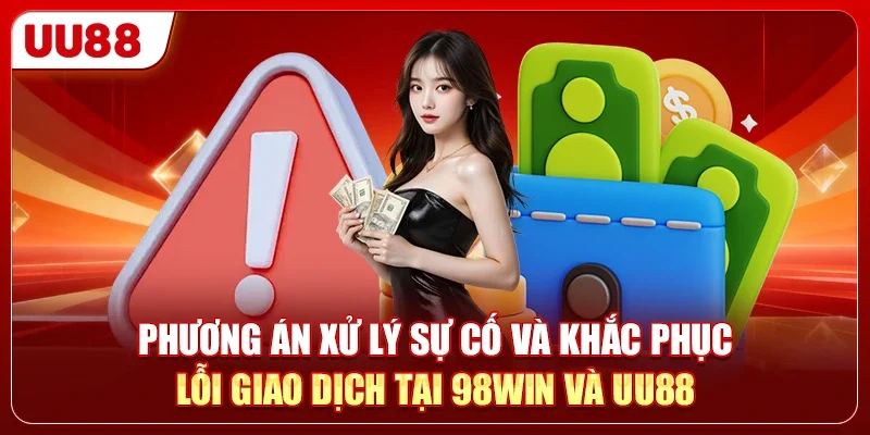 98WIN Vs UU88 - So Sánh Công Tâm Về Tốc Độ Nạp Rút 3 Phương án xử lý sự cố và khắc phục lỗi giao dịch tại 98WIN và UU88